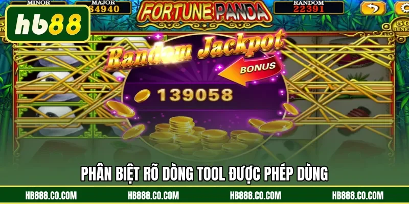 Phân biệt rõ dòng tool được phép dùng