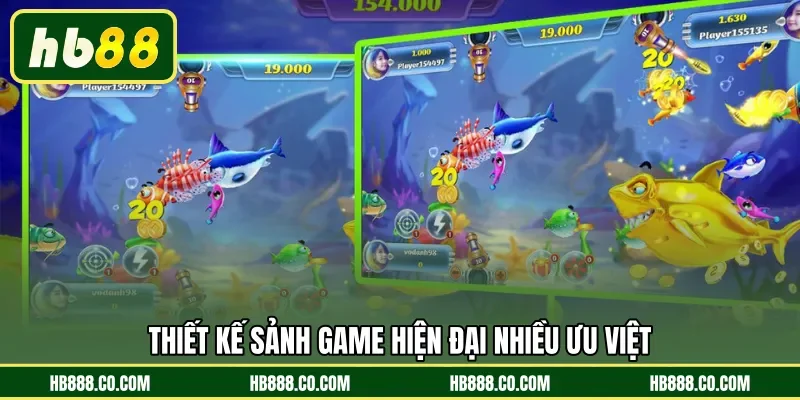Thiết kế sảnh game hiện đại nhiều ưu Việt