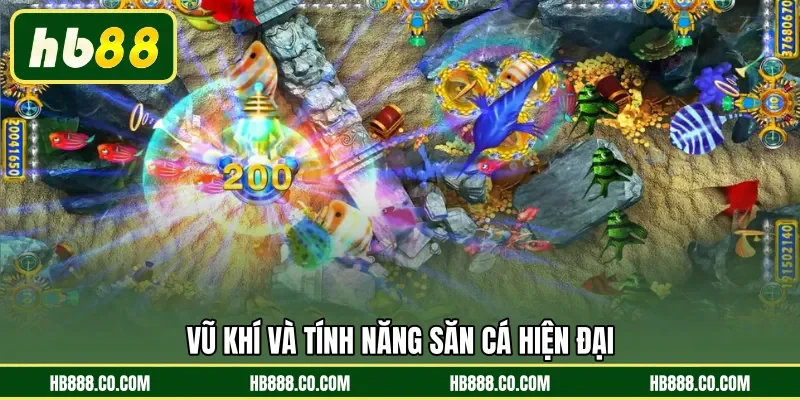 Vũ khí và tính năng săn cá hiện đại 